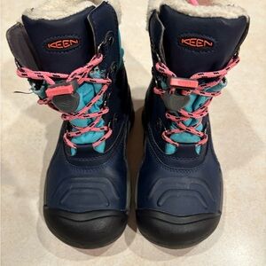 Keen Kids' Boots with Pink and Blue Accents